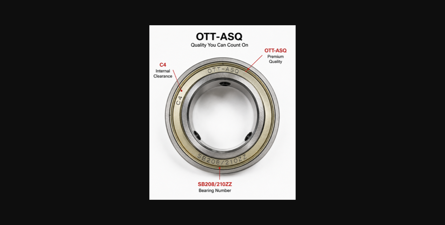 OTT 6010 Axle Bearing 50x80mm — Fastech Compatible