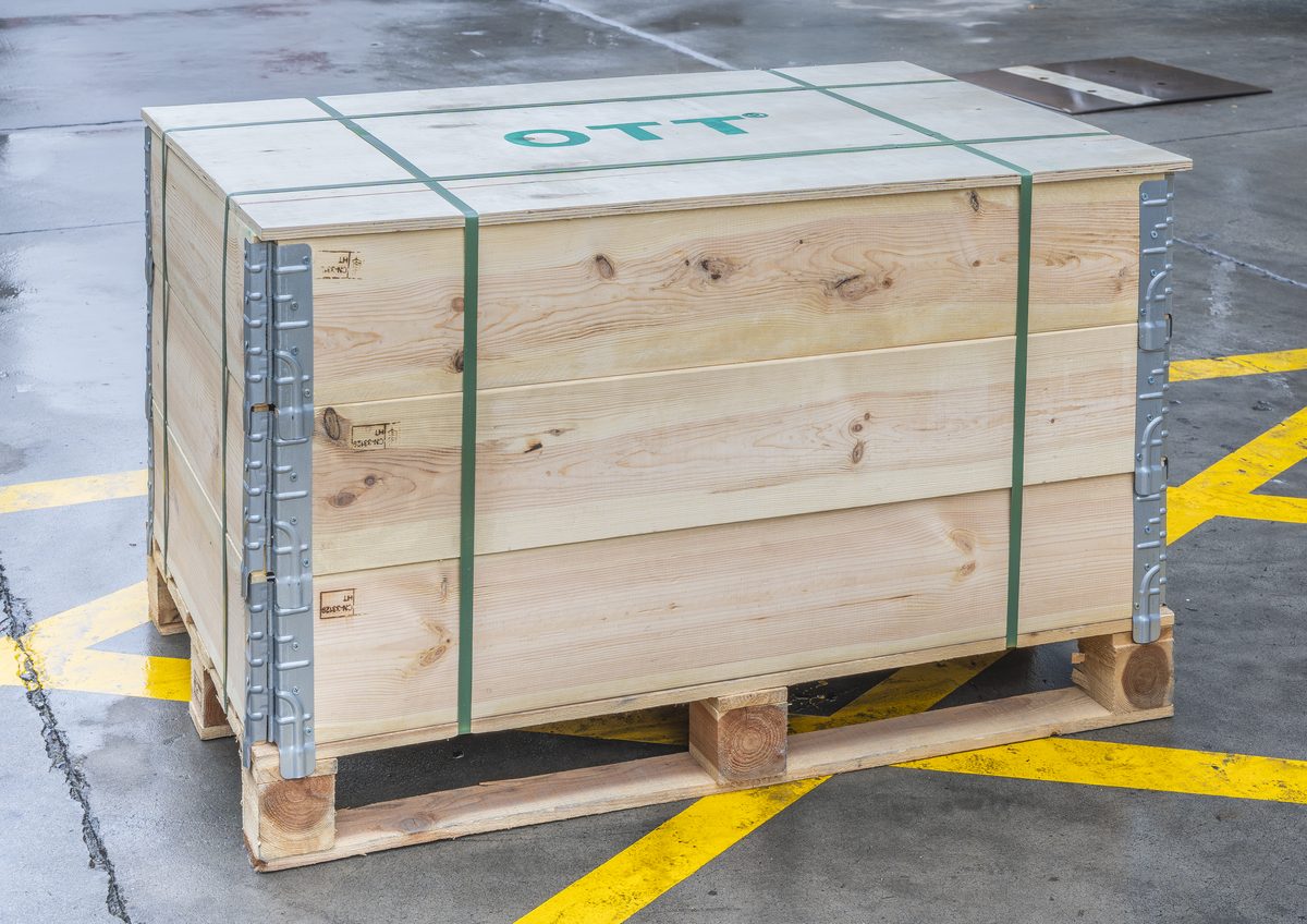 OTT wooden crate for export